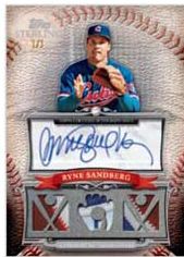 2010 Topps Sterling Ryne Sandberg Triple Relic Autograph