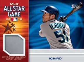 2010 Topps Update Series Ichiro All Star Game Relic