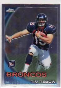 2010 Topps Chrome Tim Tebow Rookie RC