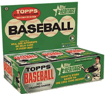 2011 Topps Heritage Baseball Hobby Box
