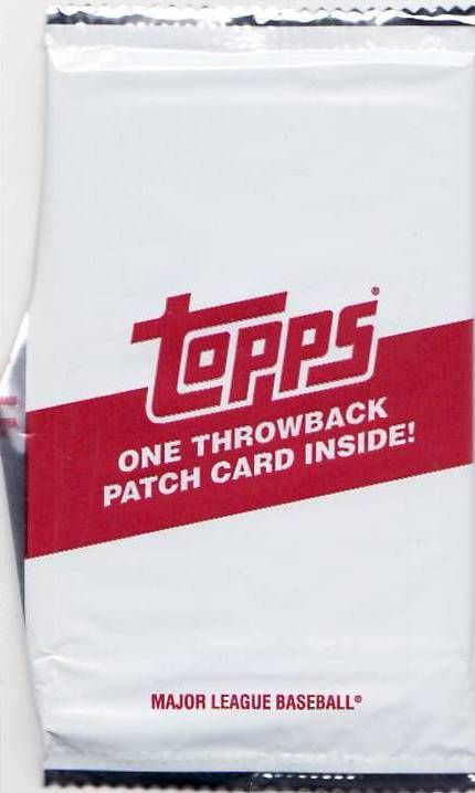 2011 Topps Throwback Patch Card Pack