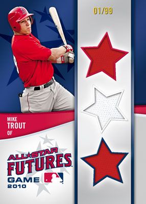 2011 Bowman Futures Game Mike Trout