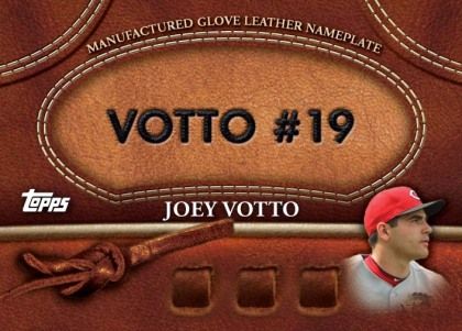 2011 Topps Series 1 Joey Votto Glove Card