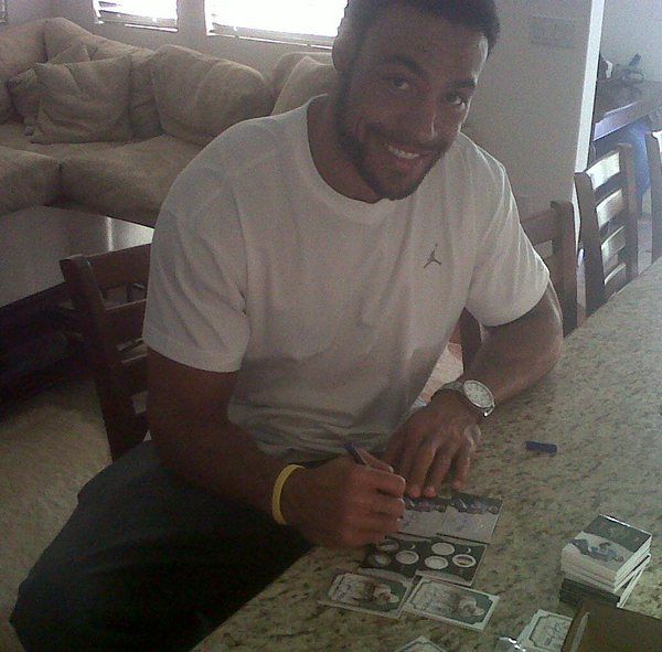 Vincent Jackson Signing Trading Cards Autographs