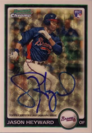 2010 Bowman Chrome Jason Heyward Superfractor Auto /1