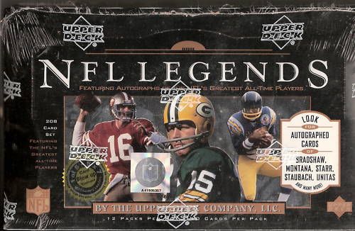 1997 Upper Deck UD Legends Football Box