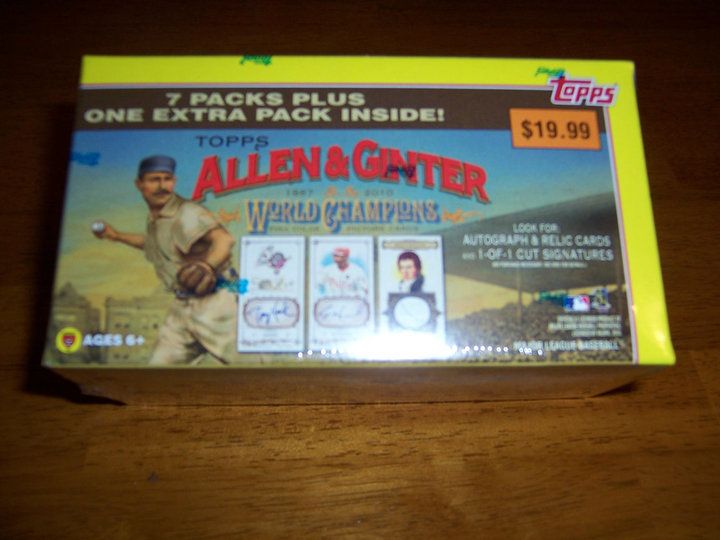 2010 Topps Allen & Ginter Retail Blaster Box