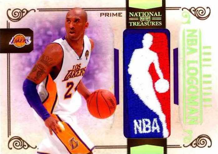 09/10 Panini National Treasures Kobe Bryant NBA Logoman Card
