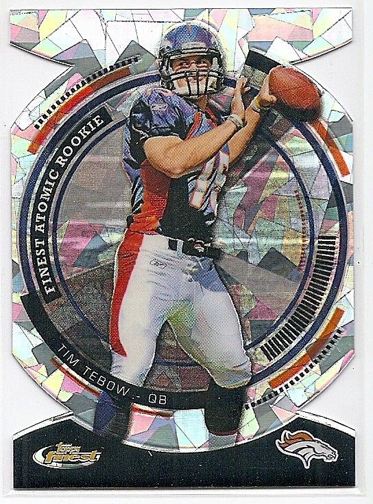 2010 Topps Finest Tim Tebow Atomic Refractor