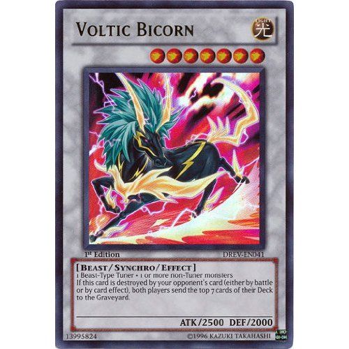 2010 Yu-Gi-Oh Voltic Bicorn Ultra Rare Duelist Revolution