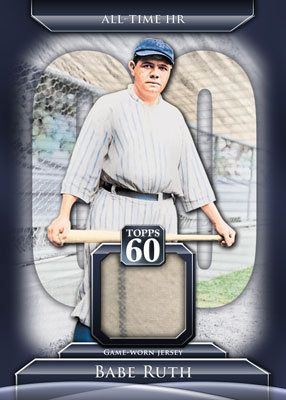 2011 Topps 60 Babe Ruth Relic Card