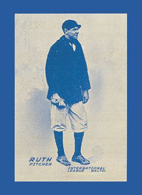 2011 Topps Series 1 Babe Ruth Reproduction Card