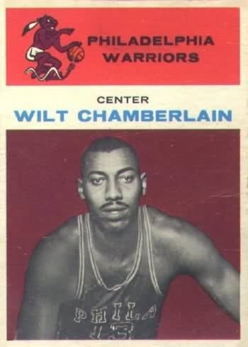 1961/62 Fleer Wilt Chamberlain Rookie RC