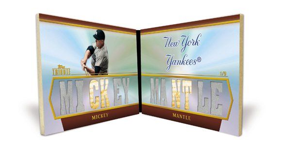 2011 Topps Tribute Mickey Mantle Roll Call Book Card