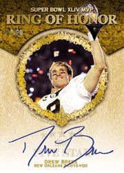 2010 Topps Five Star Drew Brees Ring of Honor Autograph