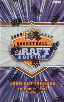 2009/10 Upper Deck UD Draft Edition Basketball Hobby Box