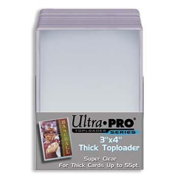 Ultra Pro 3x4 Thick Top Loader Standard Card Size Holder