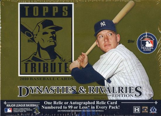 2010 Topps Tribute Baseball Hobby Box