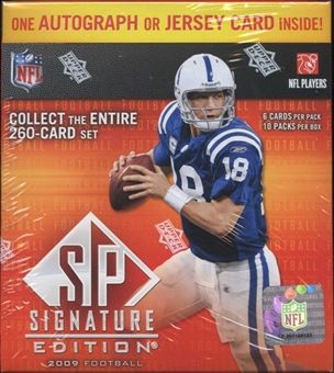 2009 Upper Deck UD Signature Football Retail Box