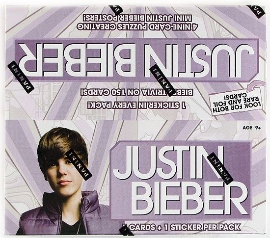 2010 Panini Justin Bieber Trading Card Box
