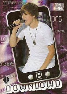 2010 Panini Justin Bieber Download Card