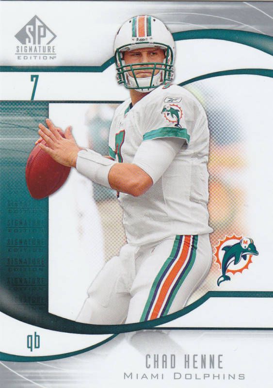 2009 UD Sp Signature Chad Henne