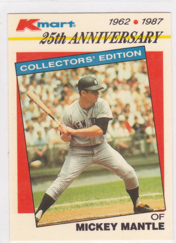 1987 K-Mart Mickey Mantle 25th Anniversary