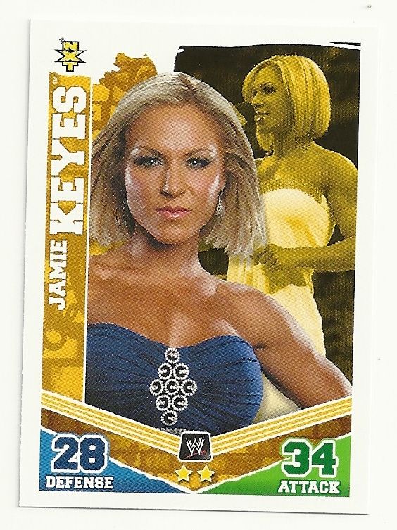 2010 Slam Attax Mayhem Jamie Keyes NXT Card