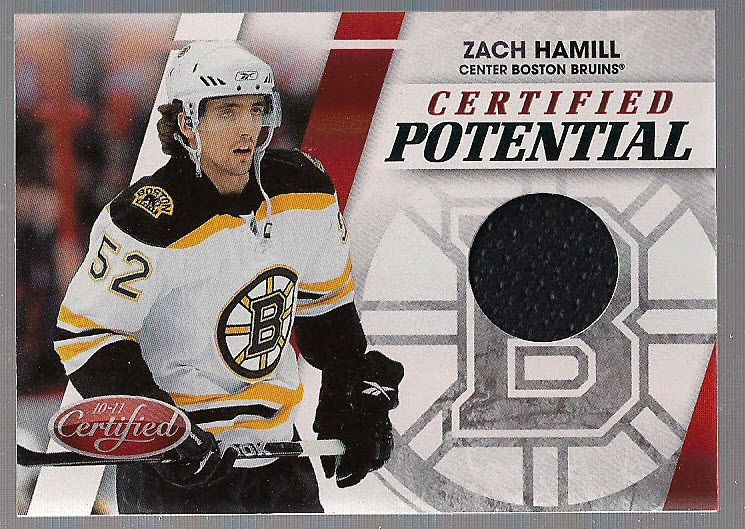 2010/11 Certified Zach Hamill Potential Jersey