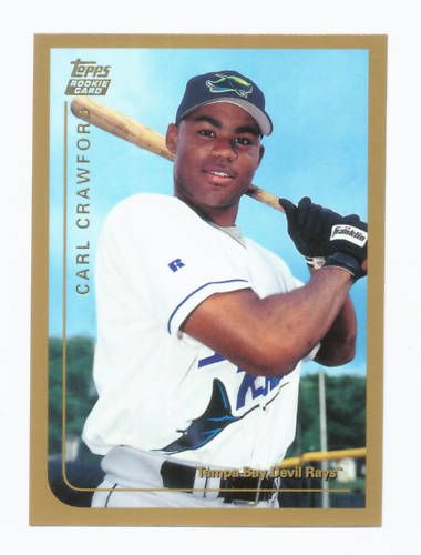 1999 Topps Traded Carl Crawford Rookie RC Card