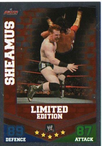 2010 Slam Attax Mayhem Sheamus Limited Edition Card