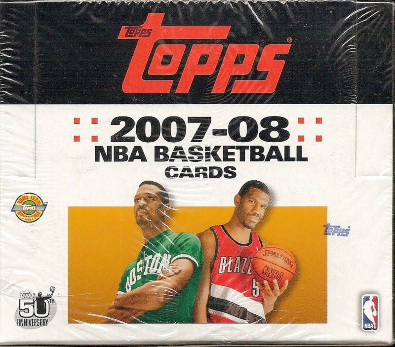 2007/08 Topps Basketball Jumbo HTA Box