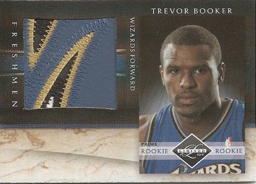 2010/11 Panini Limited Trevor Booker Jumbo Freshmen Prime Jersey Card