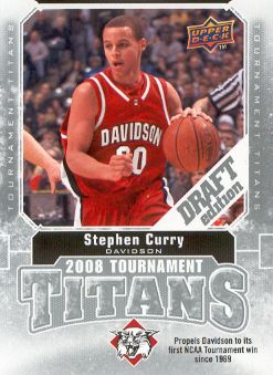 2009/10 Upper Deck Draft Edition Stephen Curry Tournament Titans