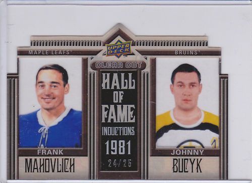 2010/11 Upper Deck Clear Cut Hall of Fame