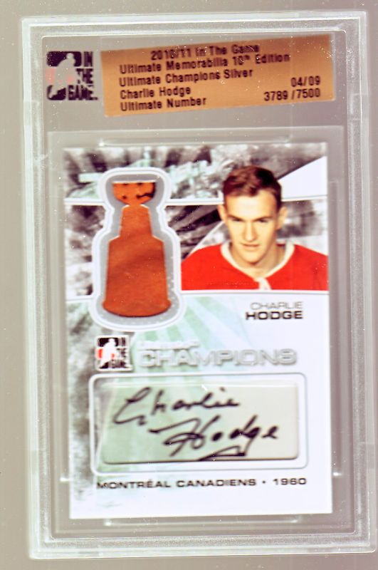 10/11 ITG Ultimate Champions Auto Charlie Hodge