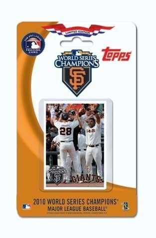 2010 Topps San Francisco Giants World Series Team Set