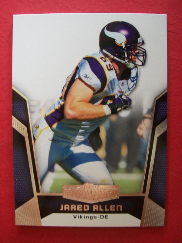2010 Topps Unrivaled Jared Allen Base Card