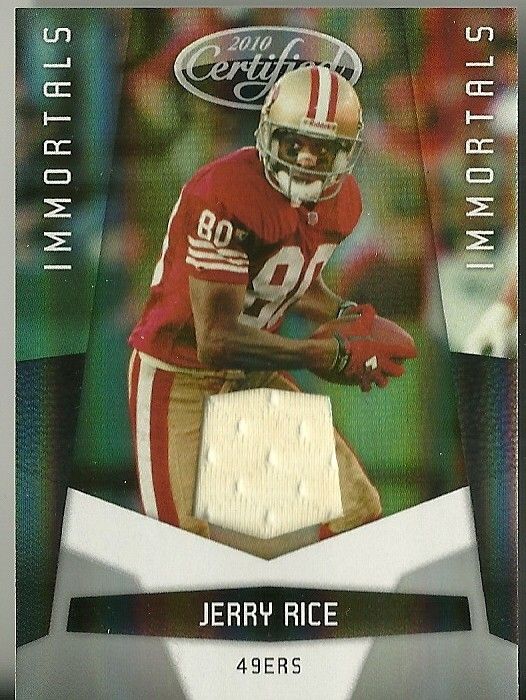 2010 Certified Immortals Jerry Rice Jersey