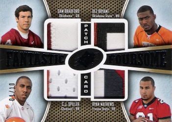 2010 UD SPX Fearsome Foursome Patch