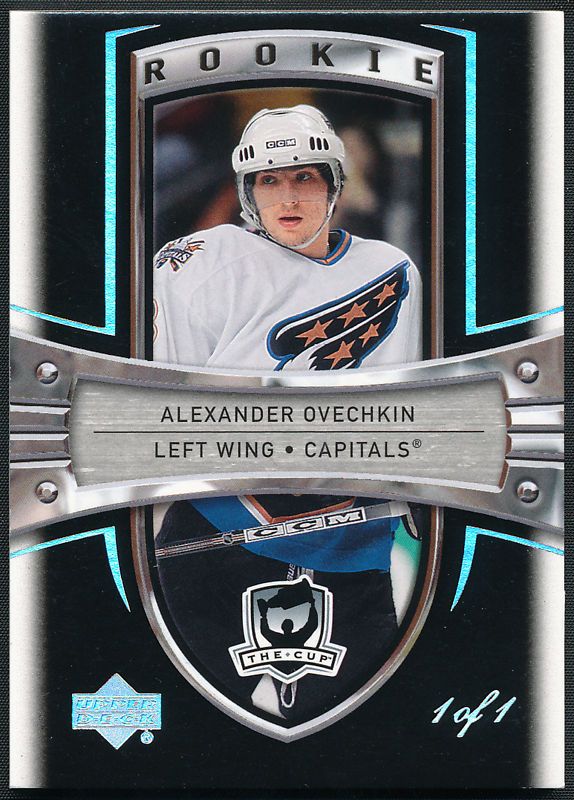 2005-06 The Cup BLACK RAINBOW ALEXANDER OVECHKIN RC 1/1