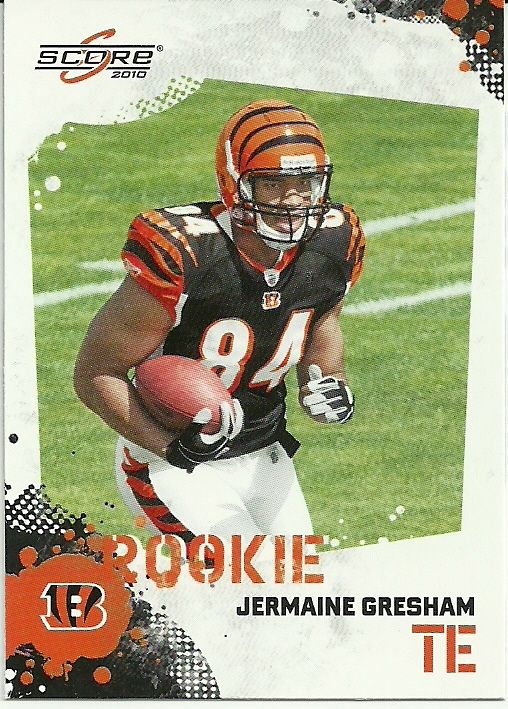 2010 Score Jermaine Gresham Rookie RC Card
