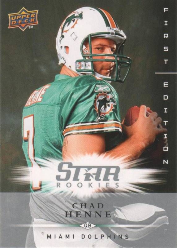2008 Chad Henne First Edition Star Rookie RC