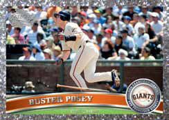 2011 Topps Buster Posey Diamond Parallel Series 2