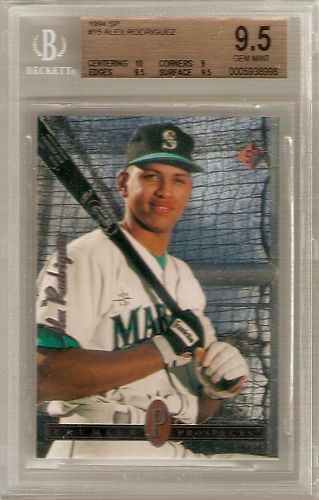 1994 Upper Deck UD Sp Alex Rodriguez BGS 9.5 RC