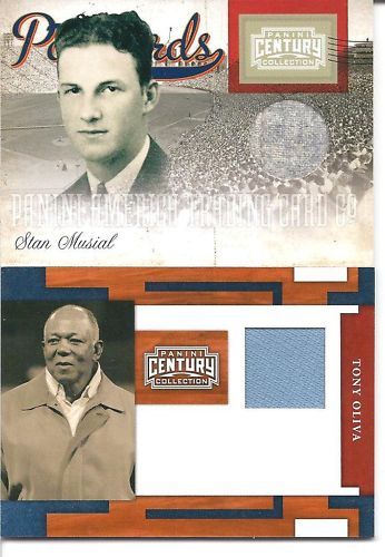 2010 Century Collection Stan Musial Postcards Jersey