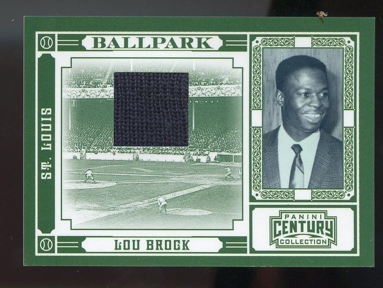 2010 Century Collection Ballpark Jersey Lou Brock