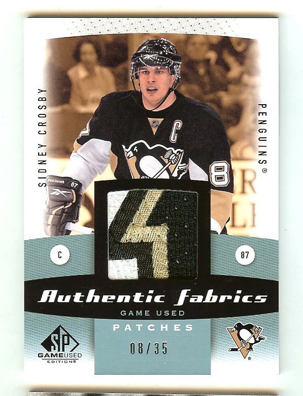 10/11 Sp Game Used Patch Sidney Crosby /35