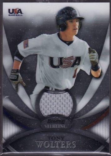 2010 Bowman Sterling Troy Walters Jersey USA