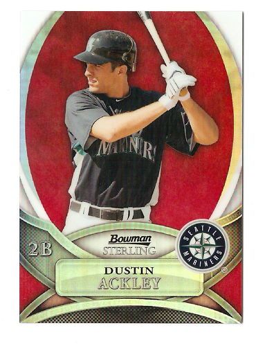 2010 Bowman Sterling Dustin Ackley Red Refractor /1